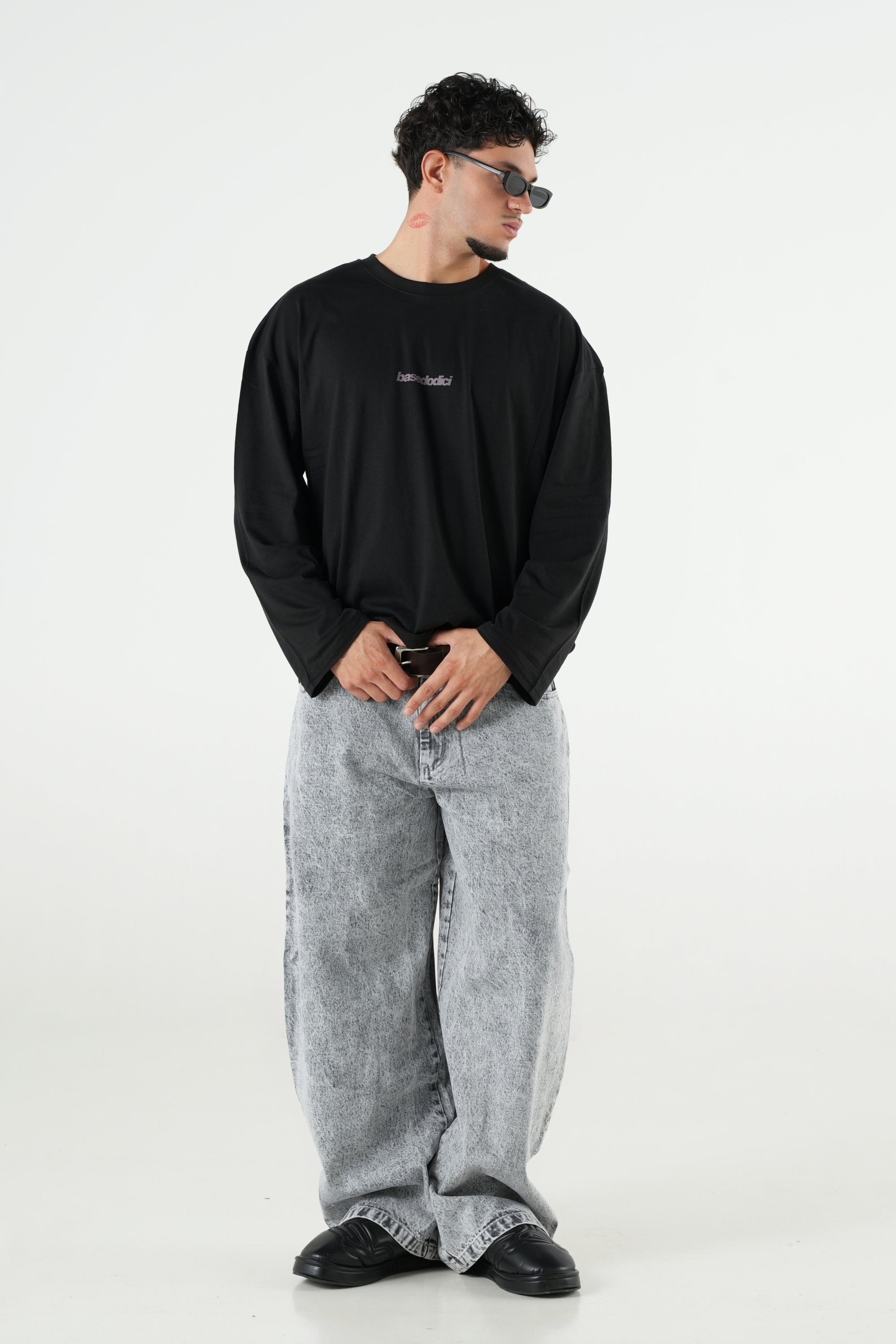 Longsleeve "B12LAB" Nisciun Black/Brown