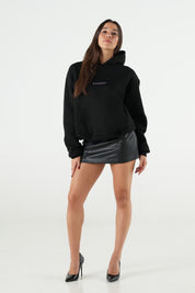 Hoodie "B12LAB" Nisciun Black/Sand