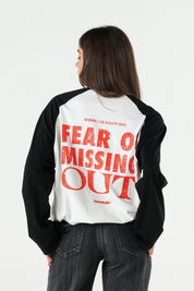 Longsleeve "B12LAB" FOMO White-Black/Red