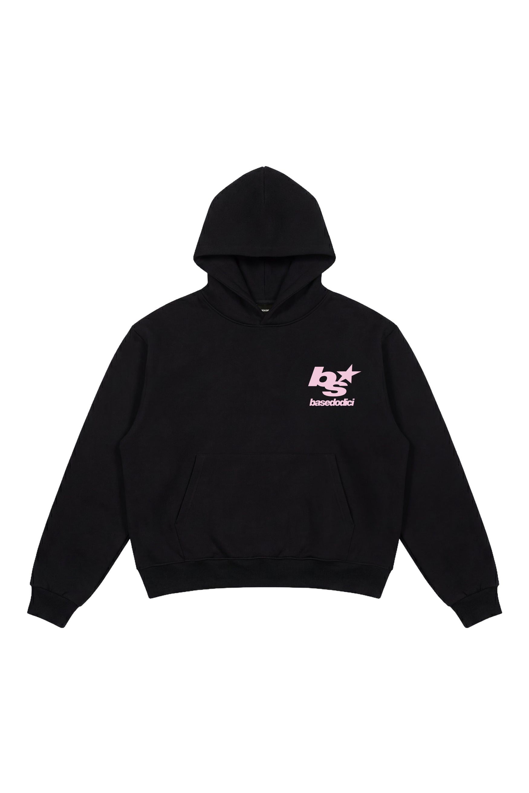 Hoodie "THE NOISE" BackLogoStars Black/Pink