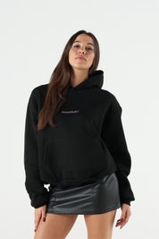 Hoodie "B12LAB" Nisciun Black/Sand