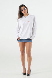 Longsleeve "B12LAB" Bloodline White/Red