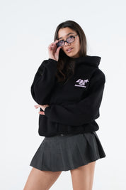 Hoodie "THE NOISE" BackLogoStars Black/Pink