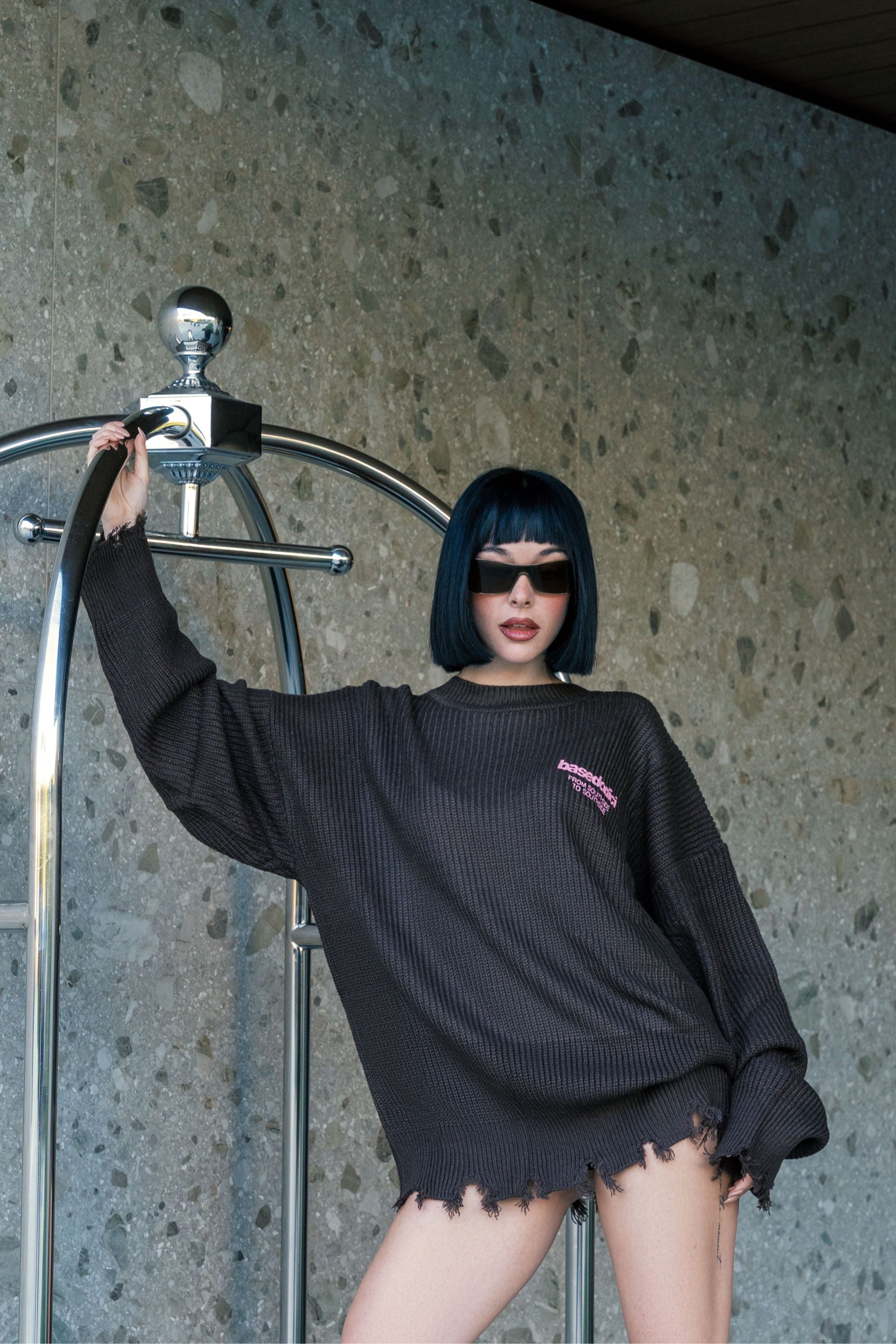 Knitwear "AMMO" CHI’T’SAP Brown/Pink