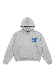 Hoodie "THE NOISE" BackLogoStars AshGrey/Blue