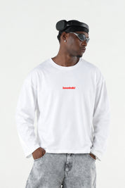 Longsleeve "B12LAB" Bloodline White/Red