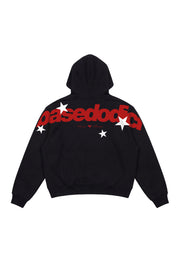Hoodie "THE NOISE" BackLogoStars Black/Red