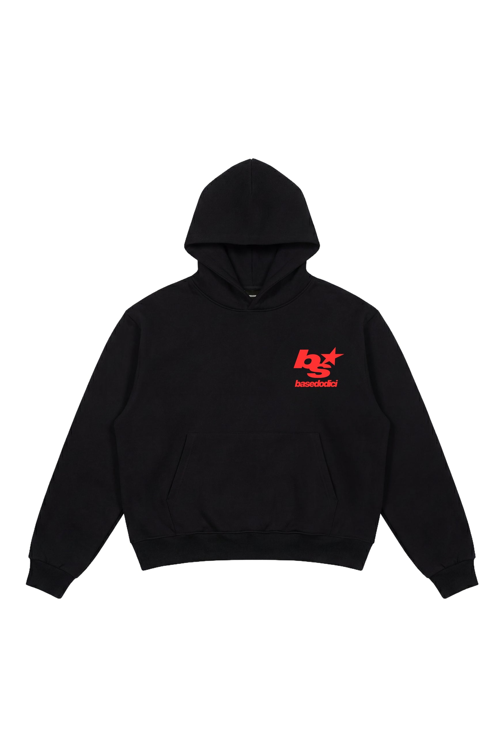 Hoodie "THE NOISE" BackLogoStars Black/Red