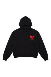 Hoodie "THE NOISE" BackLogoStars Black/Red