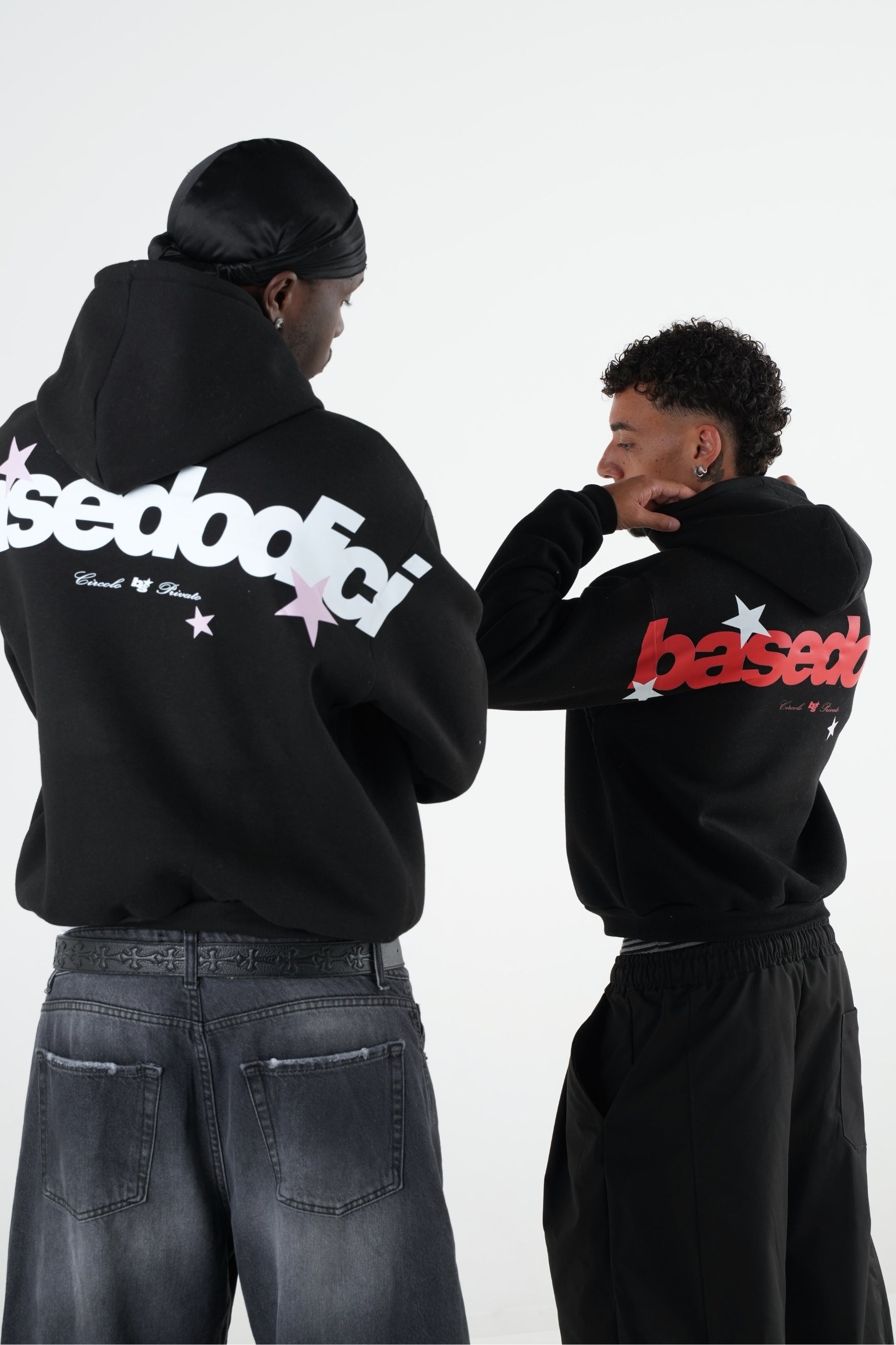 Hoodie "THE NOISE" BackLogoStars Black/Red