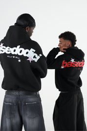 Hoodie "THE NOISE" BackLogoStars Black/Red
