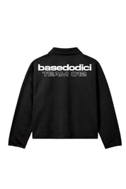 Polo Longsleeve "NEW MONEY" Team012 Black/White
