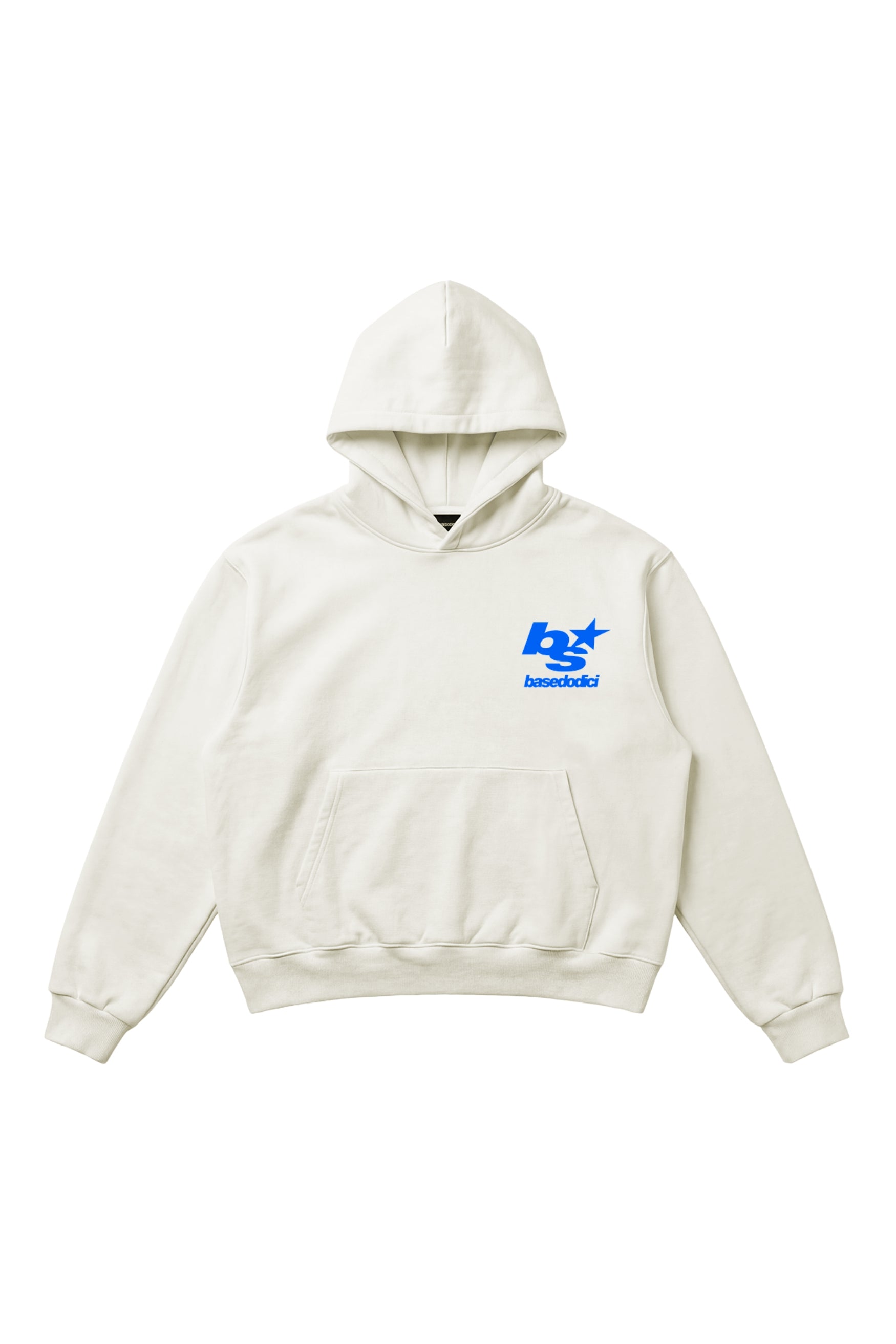 Hoodie "THE NOISE" BackLogoStars White/Blue