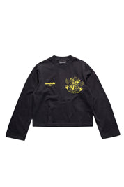 Longsleeve "BROKENNESS" Statement Black