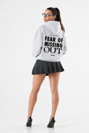 Hoodie "B12LAB" FOMO AshGrey/BlackFlock