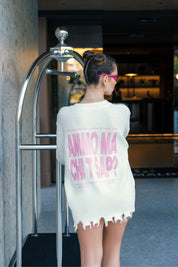 Knitwear "AMMO" CHI’T’SAP White/Pink