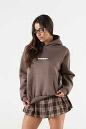 Hoodie "B12LAB" Bloodline Brown/White