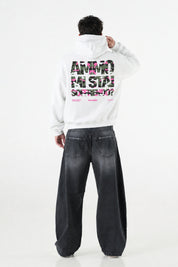 Hoodie "AMMO" MiStaiSoffrendo White/Camo