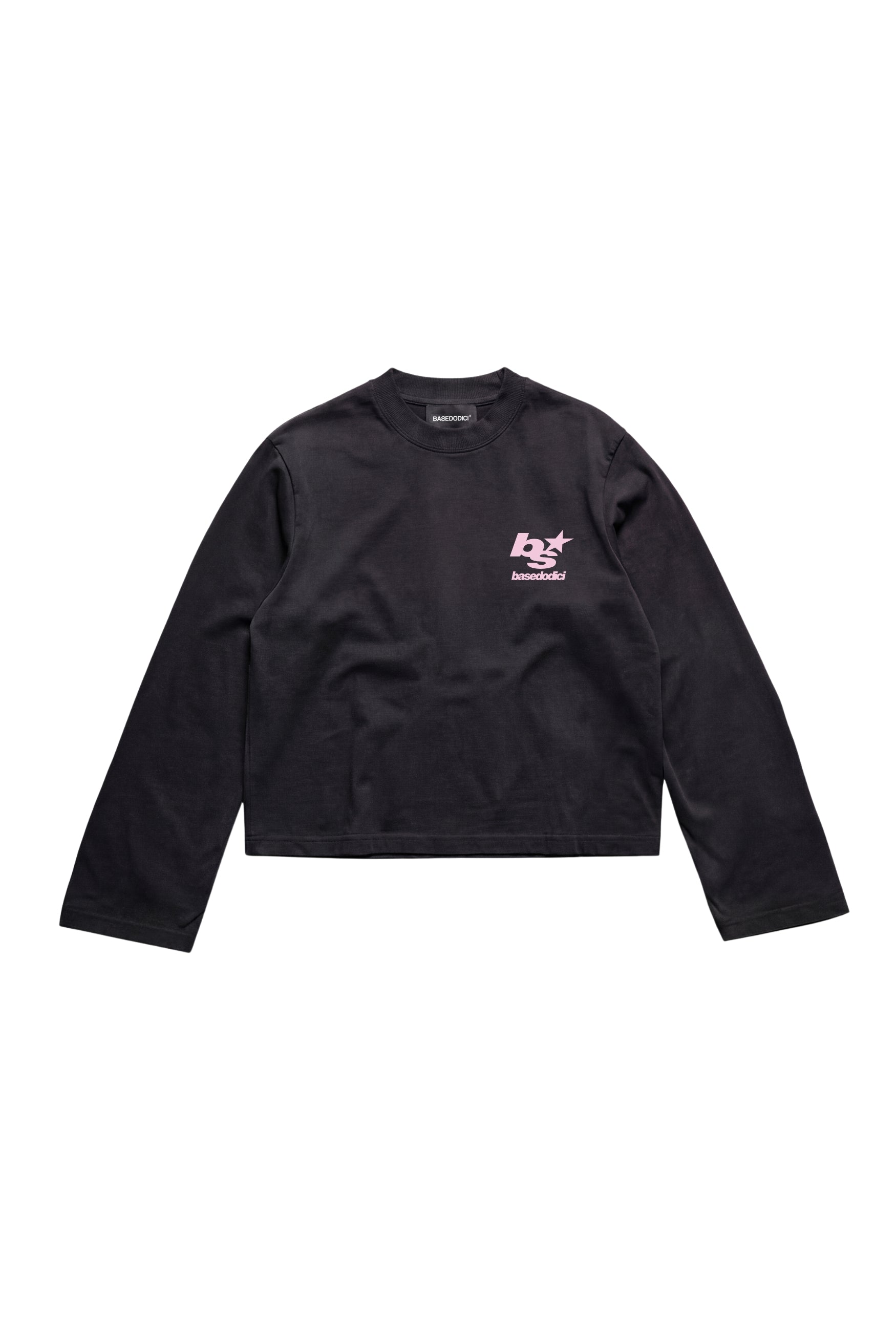 Longsleeve "THE NOISE" BackLogoStars Black/Pink