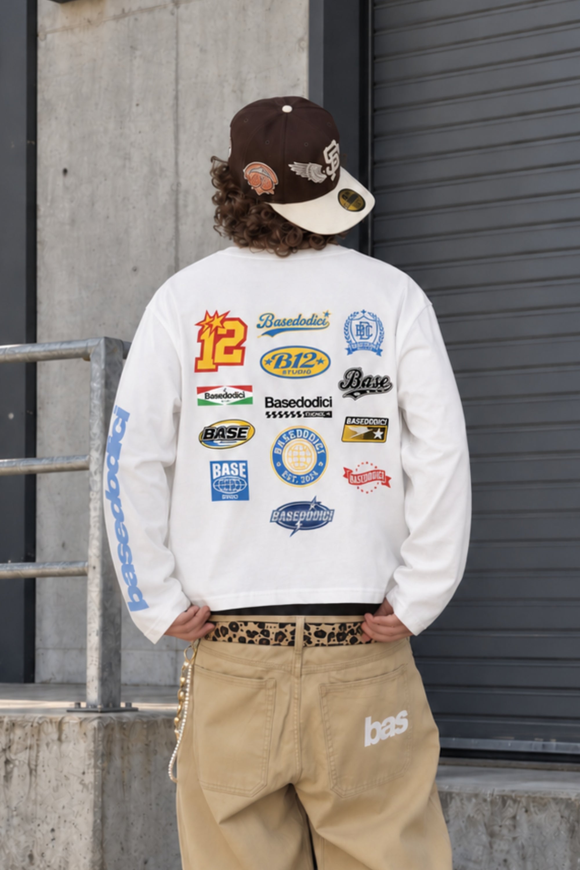 Longsleeve "LAST DELIVERY" BackLogos White