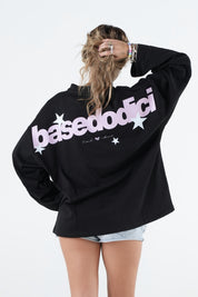 Longsleeve "THE NOISE" BackLogoStars Black/Pink