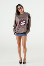 Longsleeve "B12LAB" BiteTheDust Grey