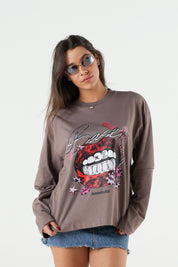 Longsleeve "B12LAB" BiteTheDust Grey