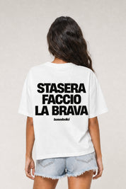 T-Shirt "VIRAL EDIT" FaccioLaBrava White/Black