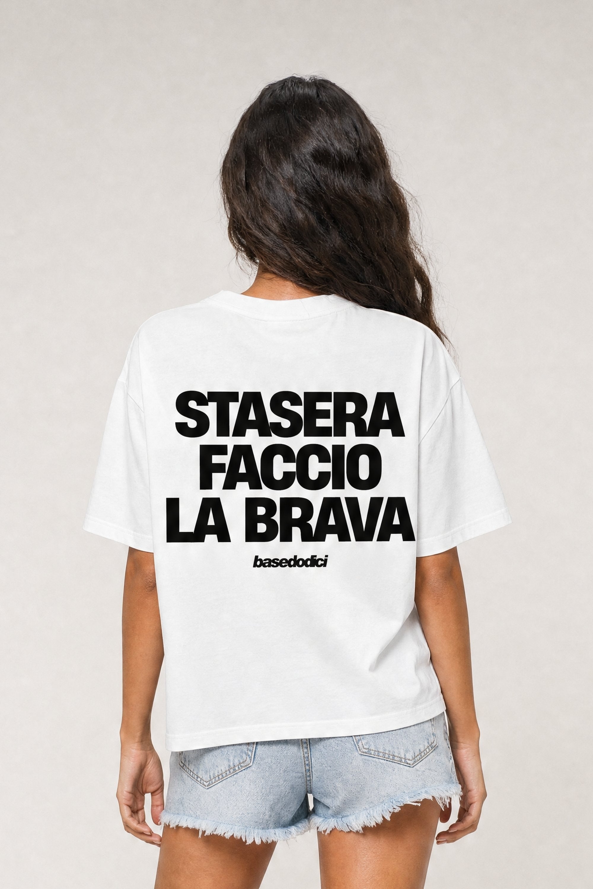 T-Shirt "VIRAL EDIT" FaccioLaBrava White/Black