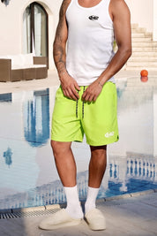 Swim Short "SUMMER CLUB" Logo Green