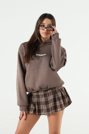 Hoodie "B12LAB" Bloodline Brown/White