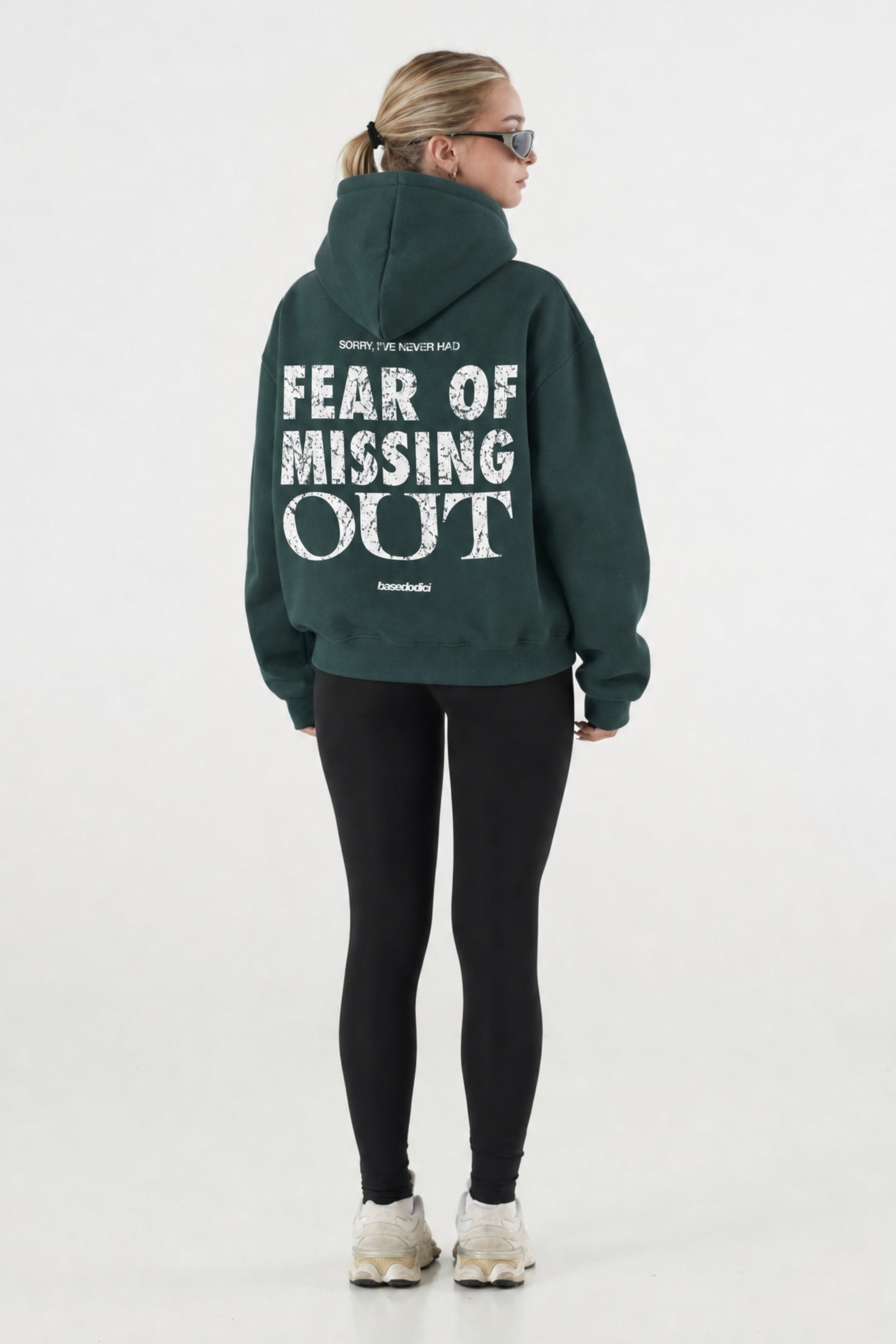 Hoodie "B12LAB" FOMO Green/White