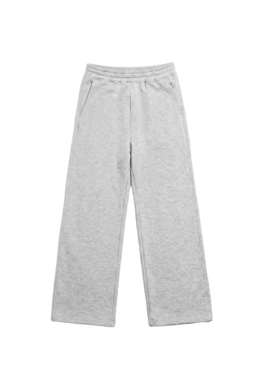 Fleece Pants "COMFY" Vertical Logo AshGrey/Black