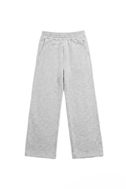 Fleece Pants "COMFY" Vertical Logo AshGrey/Black
