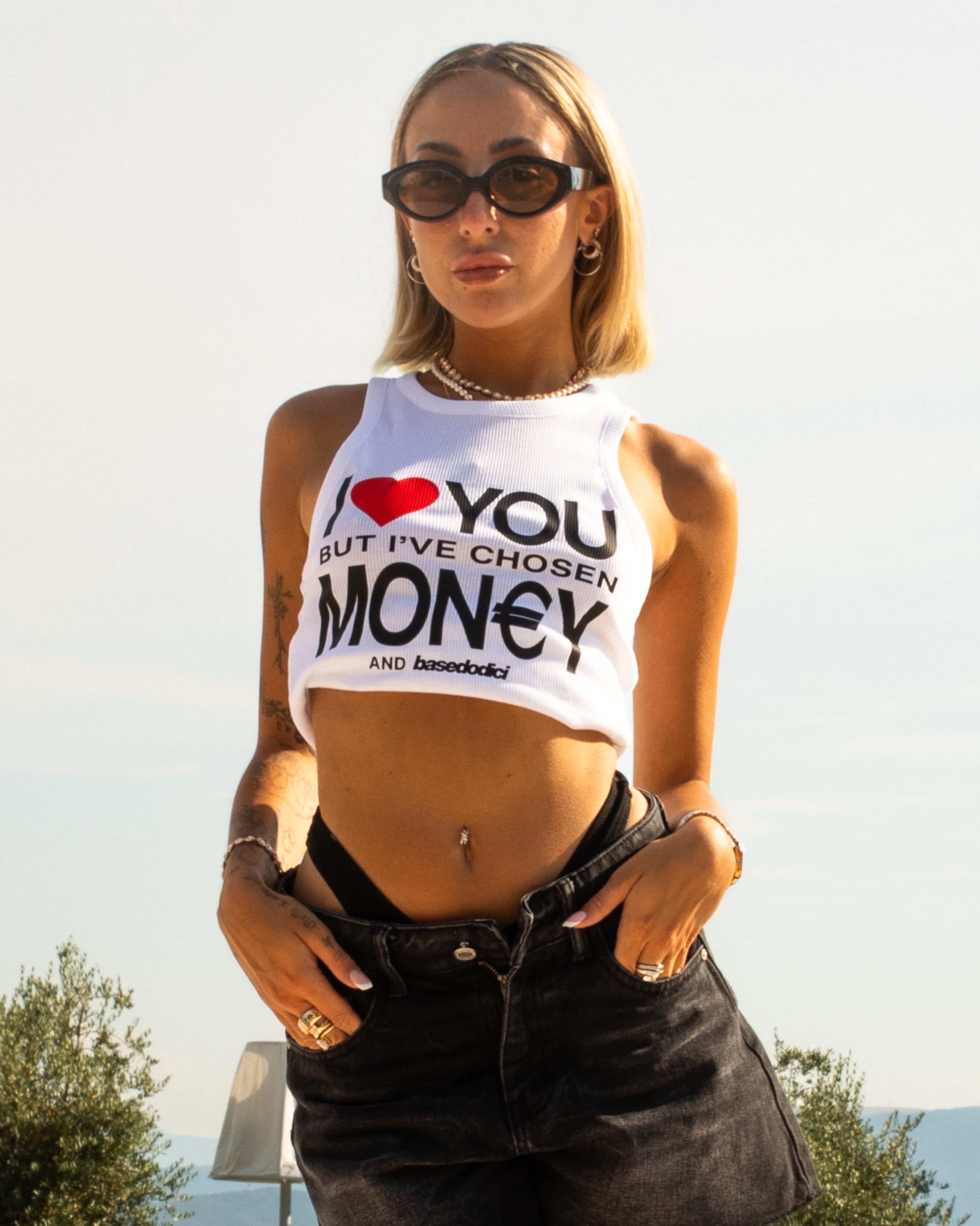 Tank Top "DIVA" iLoveYou White
