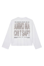 Longsleeve "AMMO" CHI'T'SAP White/Grillz