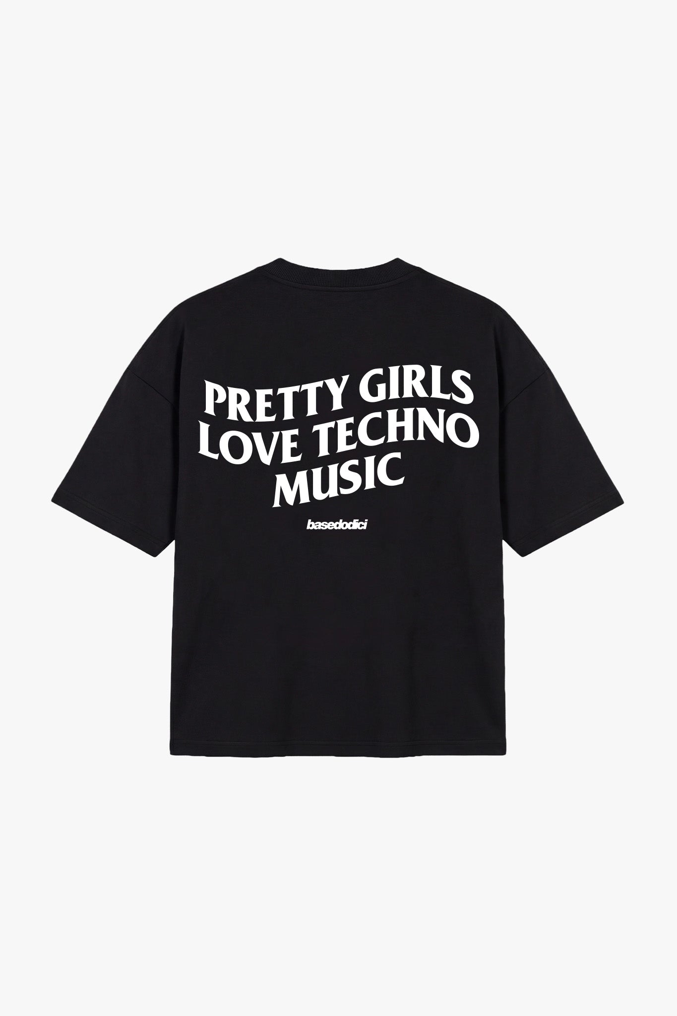 T-Shirt "SANTA" PrettyGirls Black/White