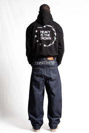 "RUDEBOY LDN" Hoodie Crown Black