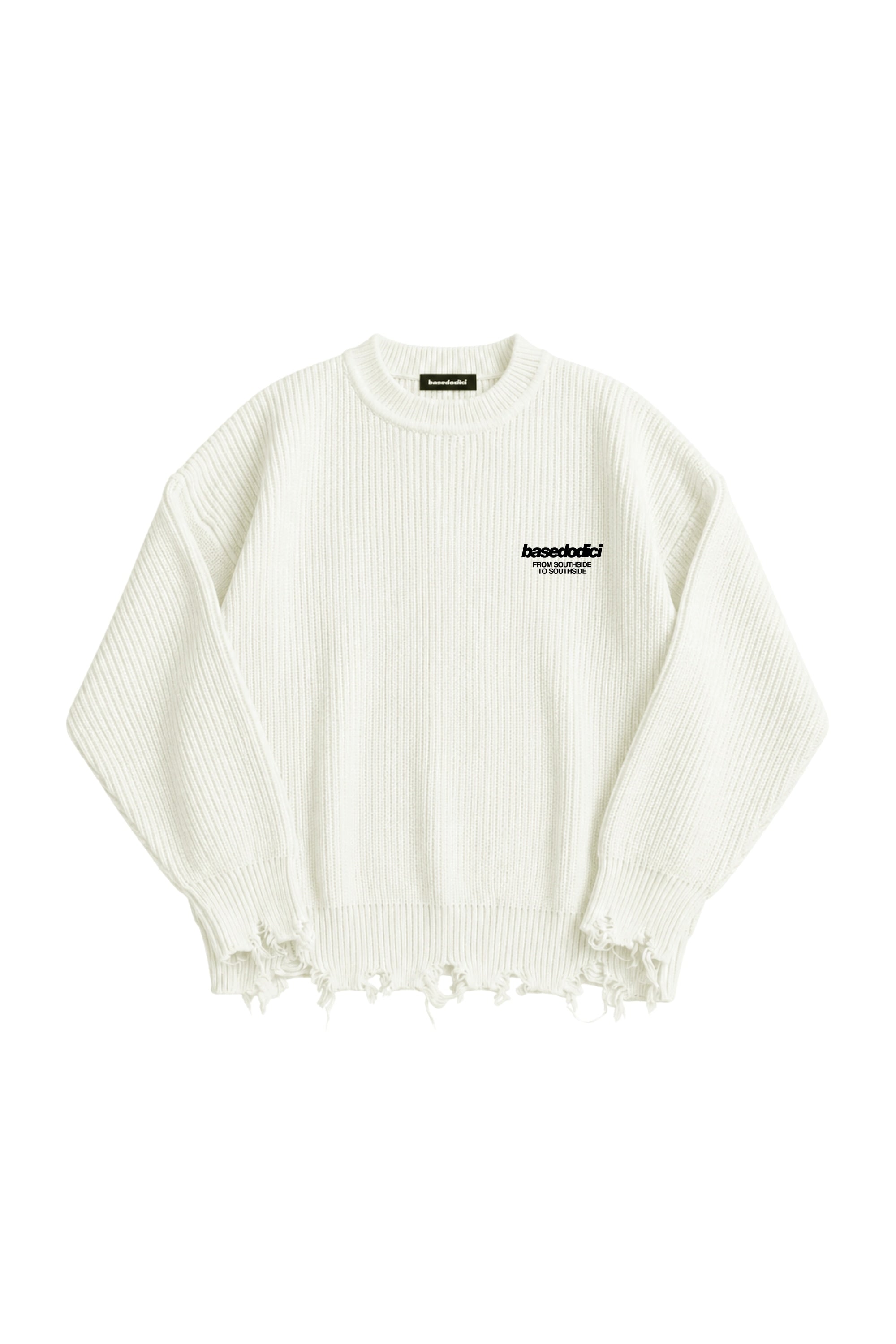 Knitwear "AMMO" CHI’T’SAP White/Black