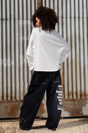 Polo Longsleeve "RUDEBOY LDN" 12 White