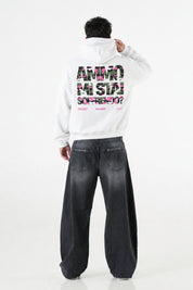 Hoodie "AMMO" MiStaiSoffrendo White/Camo