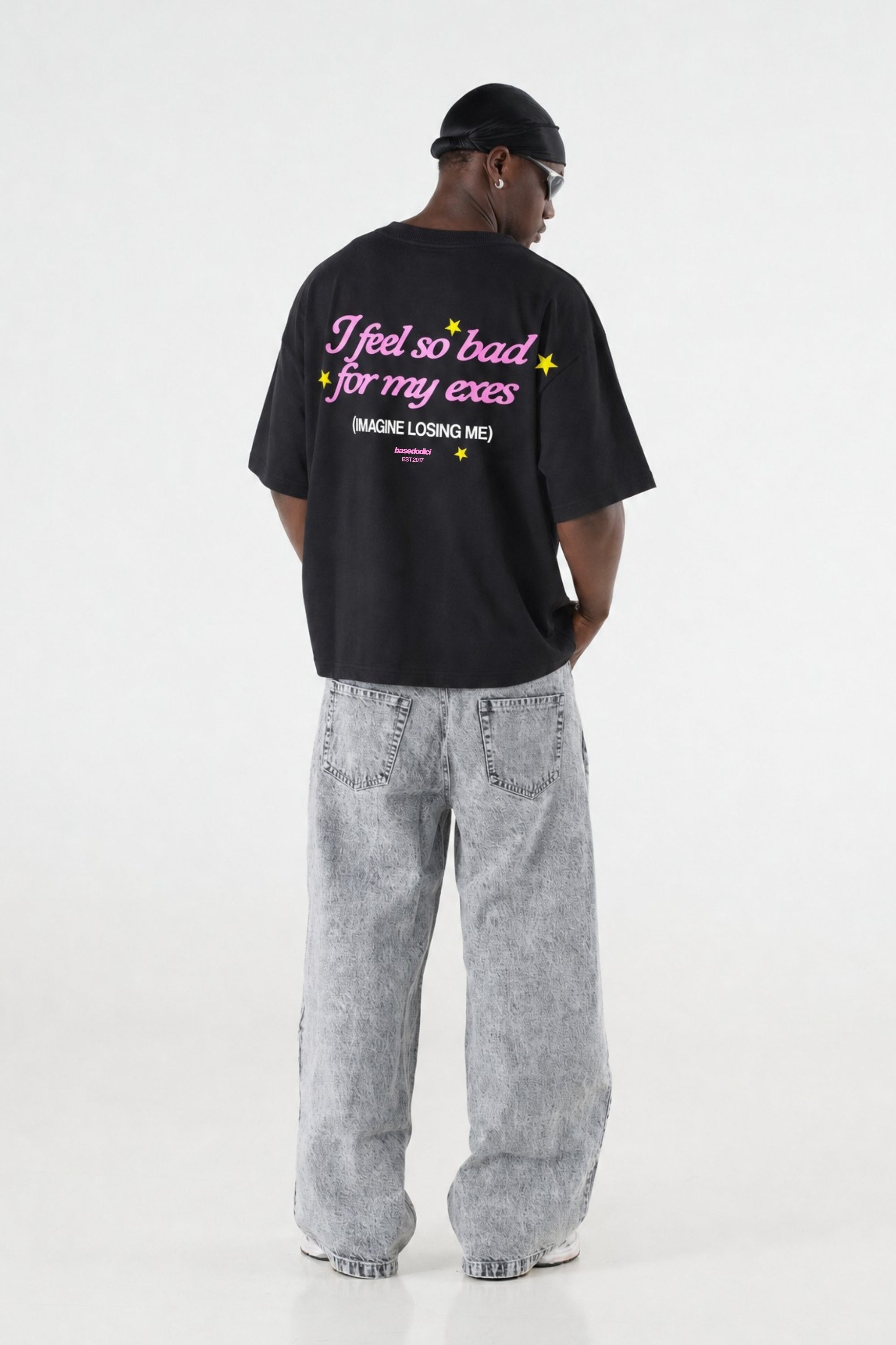 T-Shirt "B12LAB" MyExes Black/Pink