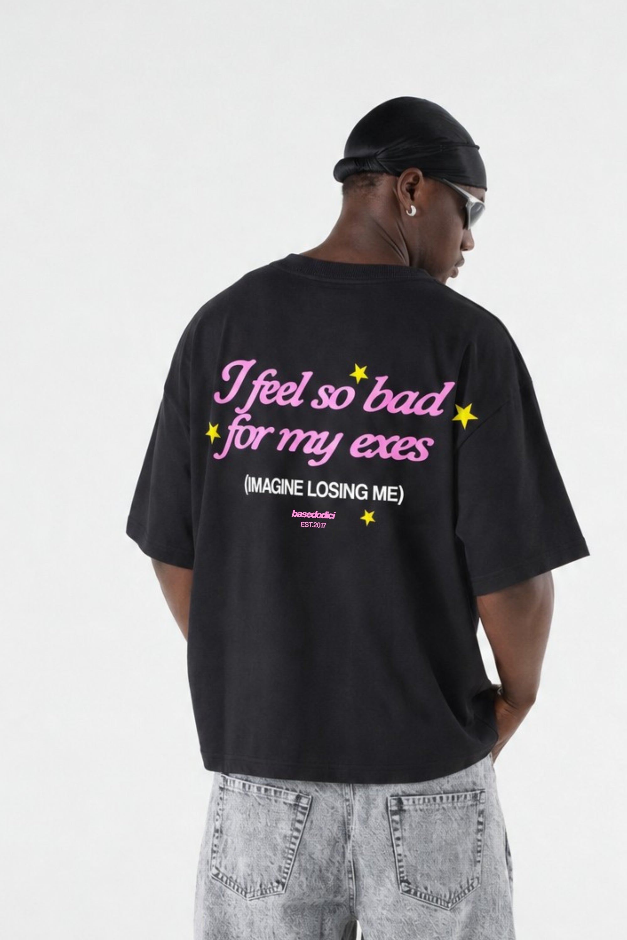 T-Shirt "B12LAB" MyExes Black/Pink