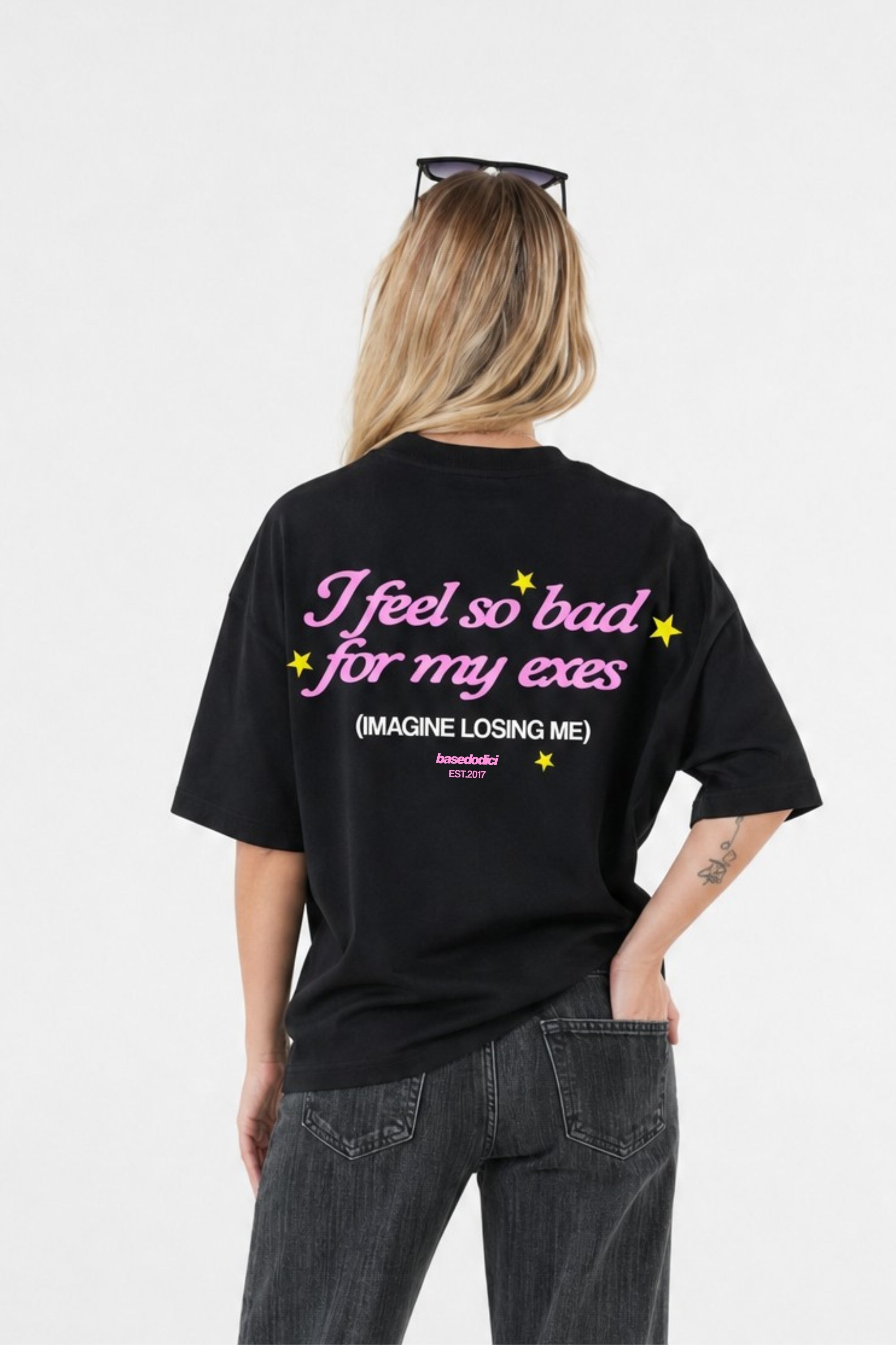 T-Shirt "B12LAB" MyExes Black/Pink