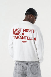Longsleeve "B12LAB" Tarantella White/Red