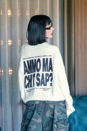 Knitwear "AMMO" CHI’T’SAP White/Black