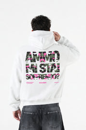 Hoodie "AMMO" MiStaiSoffrendo White/Camo
