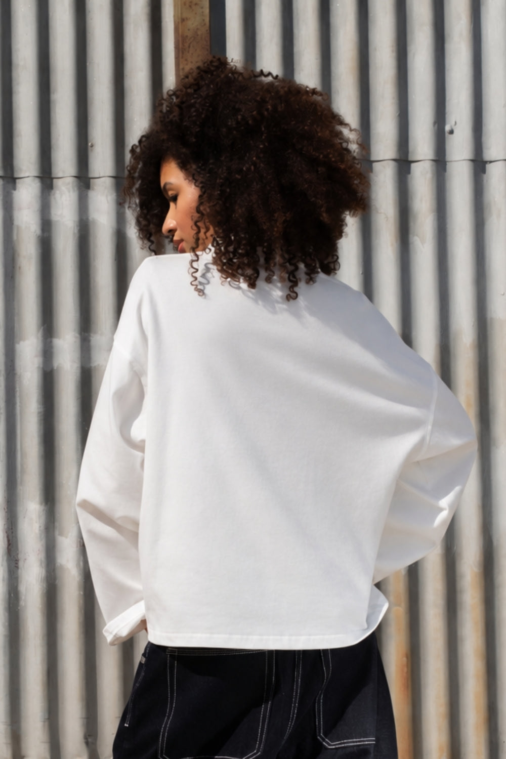 Polo Longsleeve "RUDEBOY LDN" 12 White