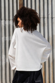 Polo Longsleeve "RUDEBOY LDN" 12 White