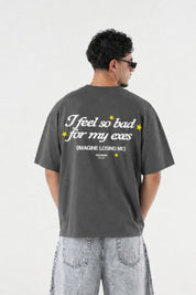 T-Shirt "B12LAB" MyExes Charcoal/White